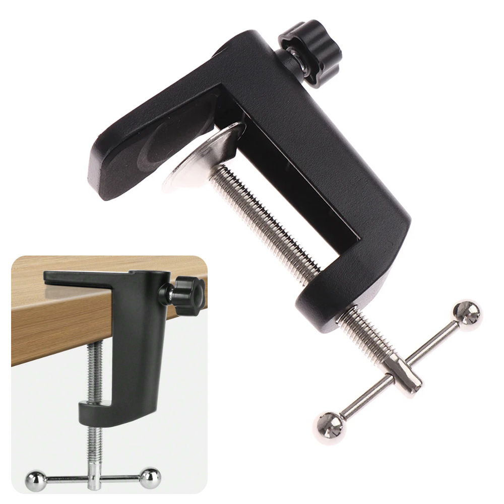 Microphone Arm Boom - Desk Table Mount Clamp C-Shaped Clip