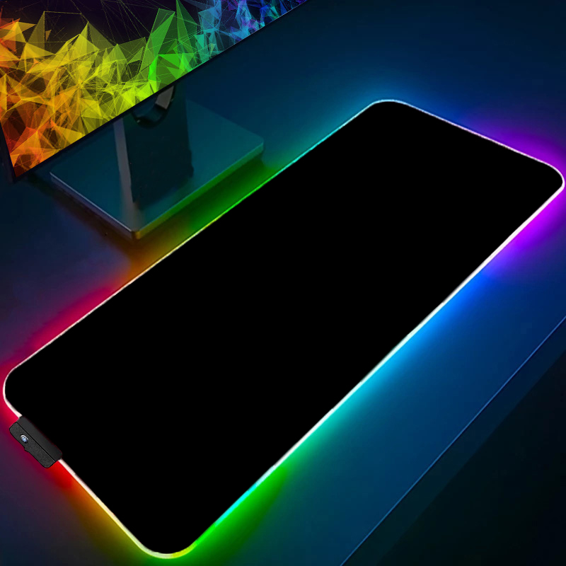 Es5 Esports Rgb Gaming Mouse - Backlight Mouse Pad S-solid Color Gamer