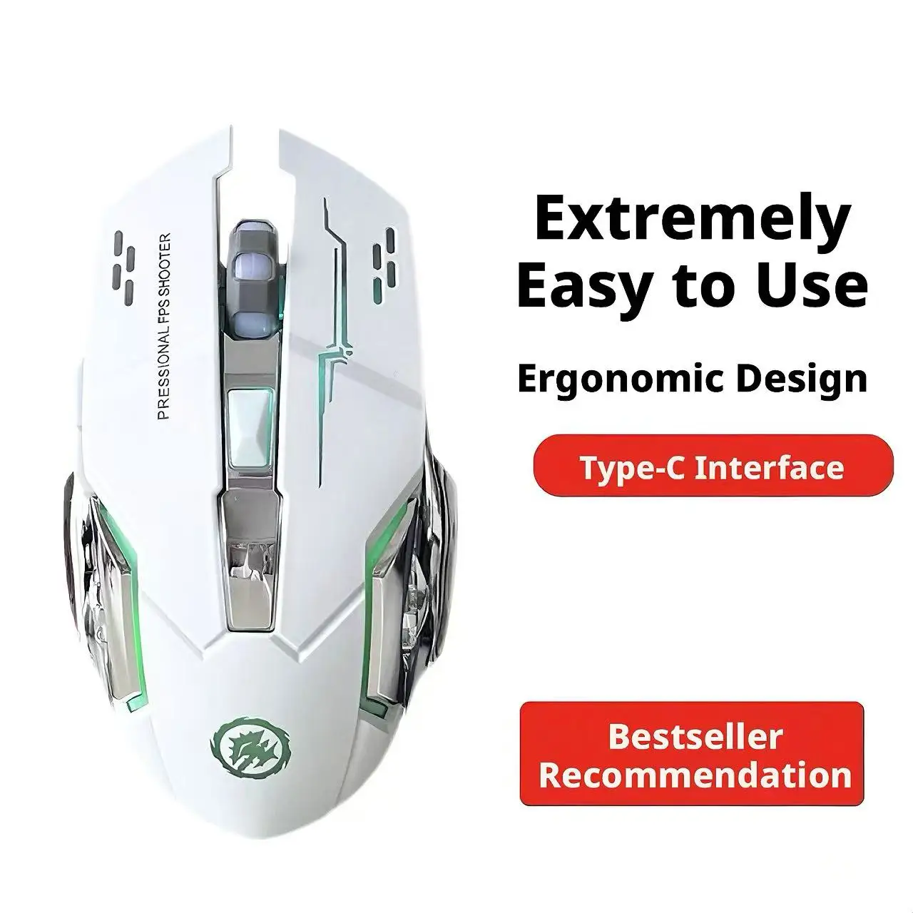 RGB Light Wireless Gaming Mous - Es5 Esports Rgb Gaming Mouse review and price