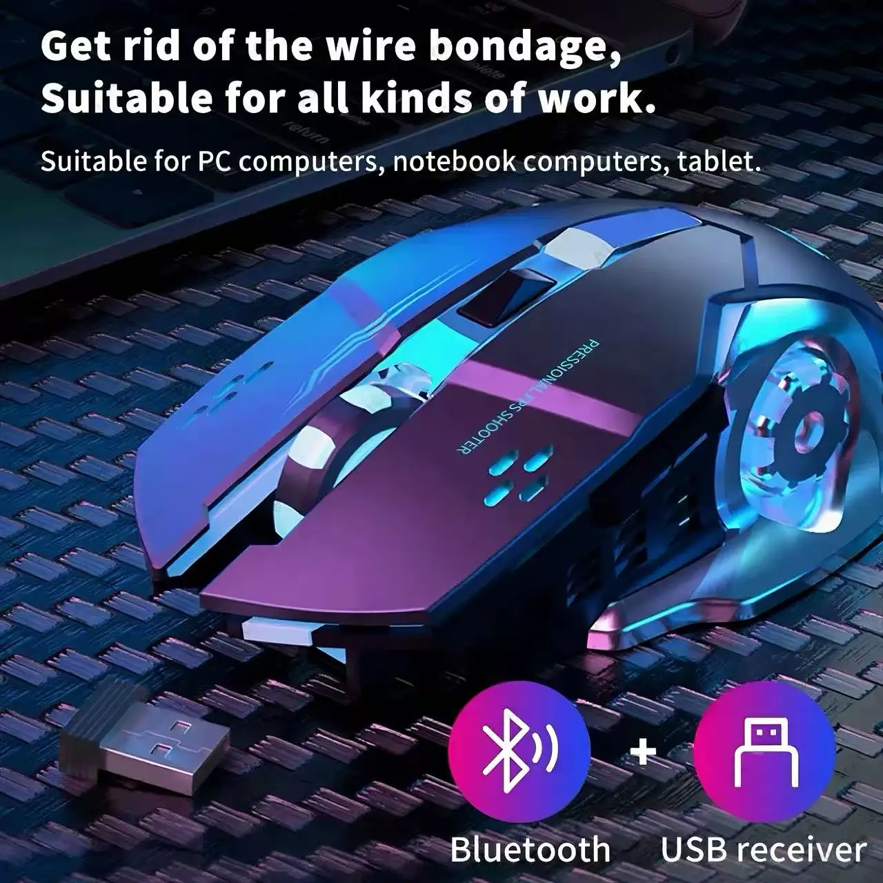 RGB Light Wireless Gaming Mous - Es5 Esports Rgb Gaming Mouse review and price