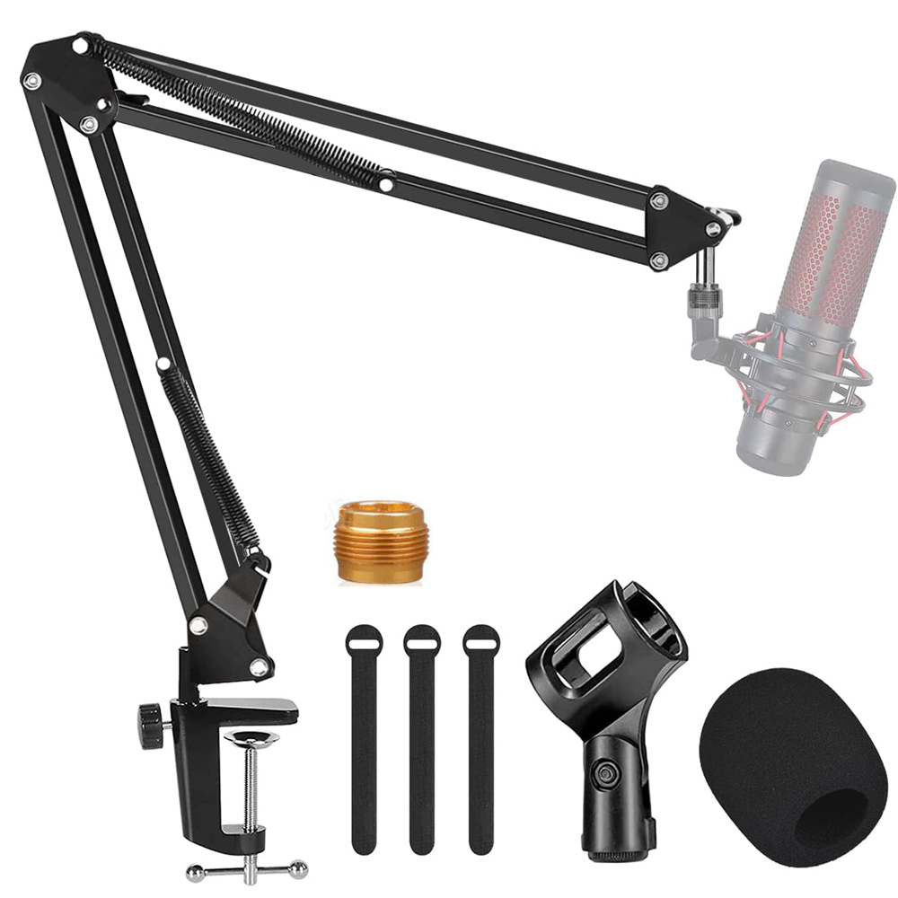 Articulated Arm Microphone Sta - Microphone Arm Boom review and price