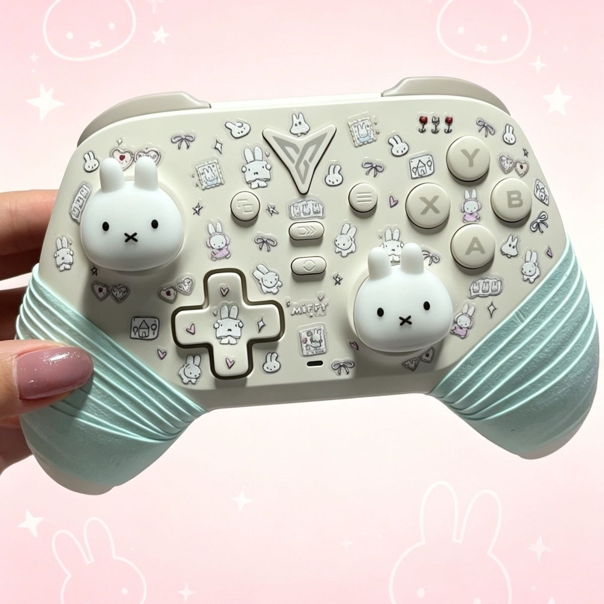 Cartoon Miffy Rabbit Cat Paw T - Controller Analog Stick review and price