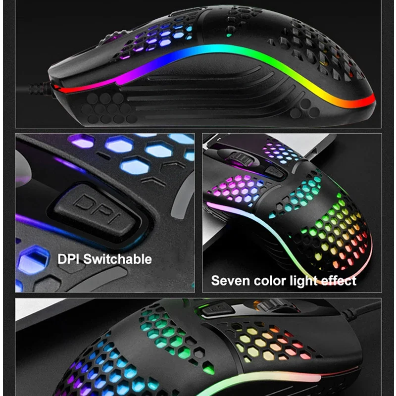 Honeycomb Wired Gaming Mouse R - Es5 Esports Rgb Gaming Mouse review and price
