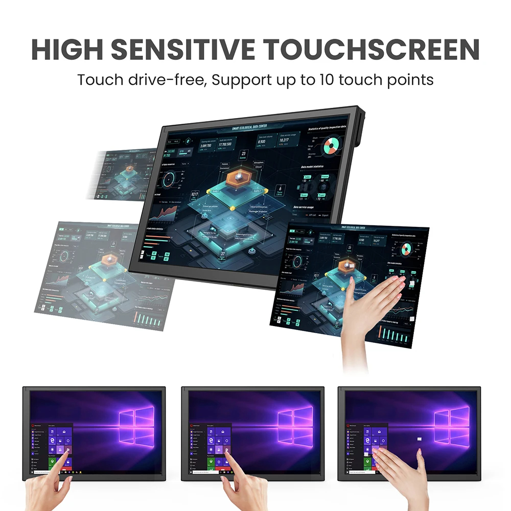 Portable HD 1280X800 Capacitiv - Gaming Monitor Curved review and price