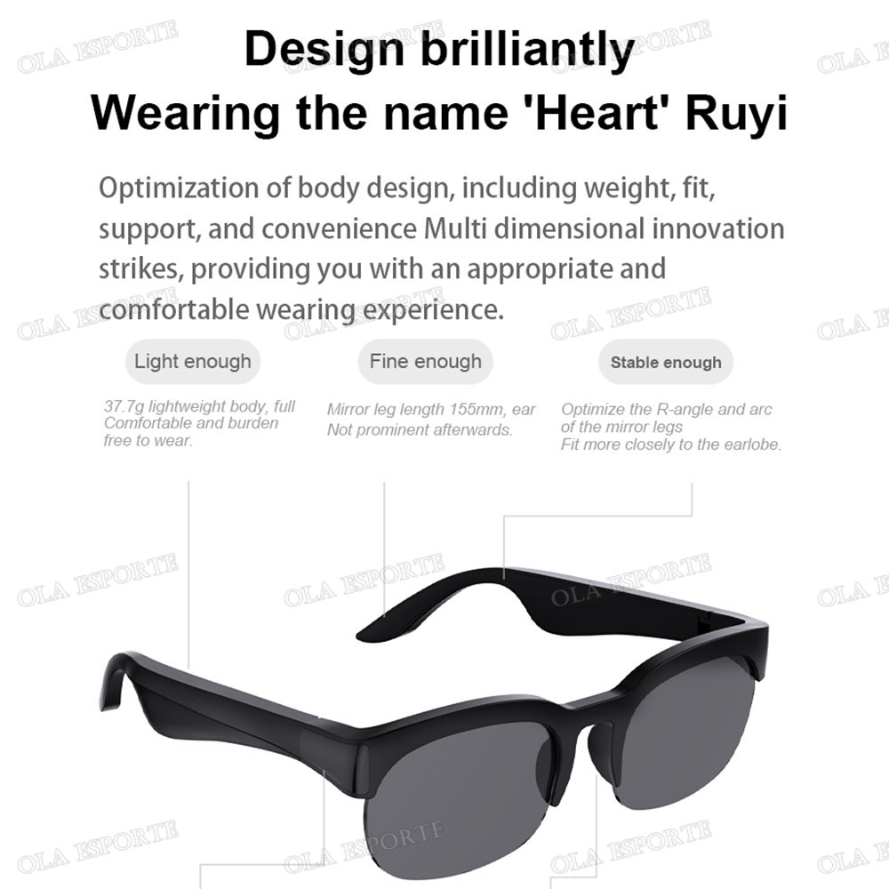 Smart Bluetooth V5.3 Sunglasse - Esports Gaming Video review and price