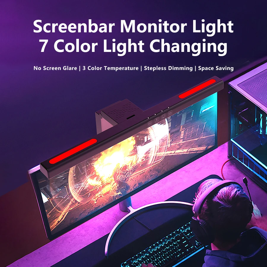 USB Stepless Dimming Screen Ha - Gaming Monitor Curved review and price