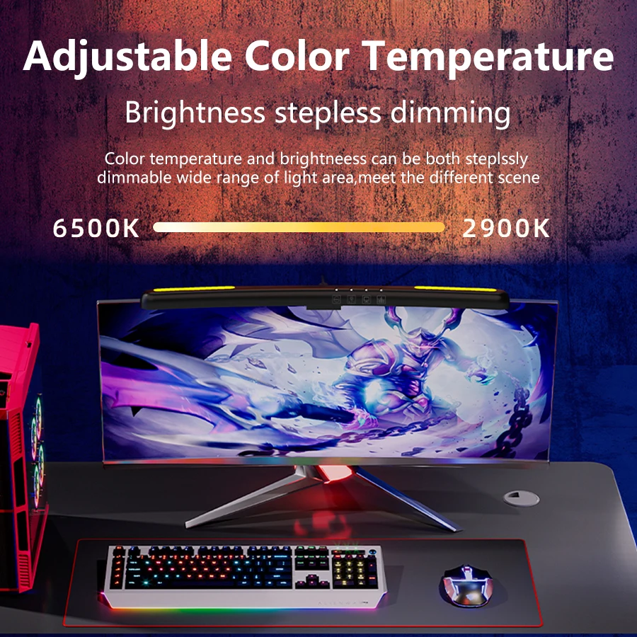 USB Stepless Dimming Screen Ha - Gaming Monitor Curved review and price