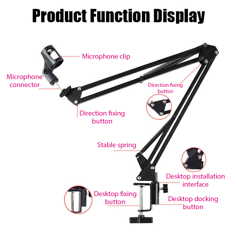 Professional Flexible Desktop  - Microphone Arm Boom review and price