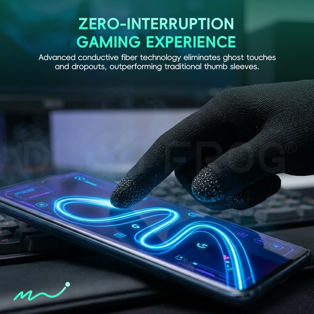 Data Frog Mobile Gaming Gloves - Esports Gaming Finger Sleeve review and price