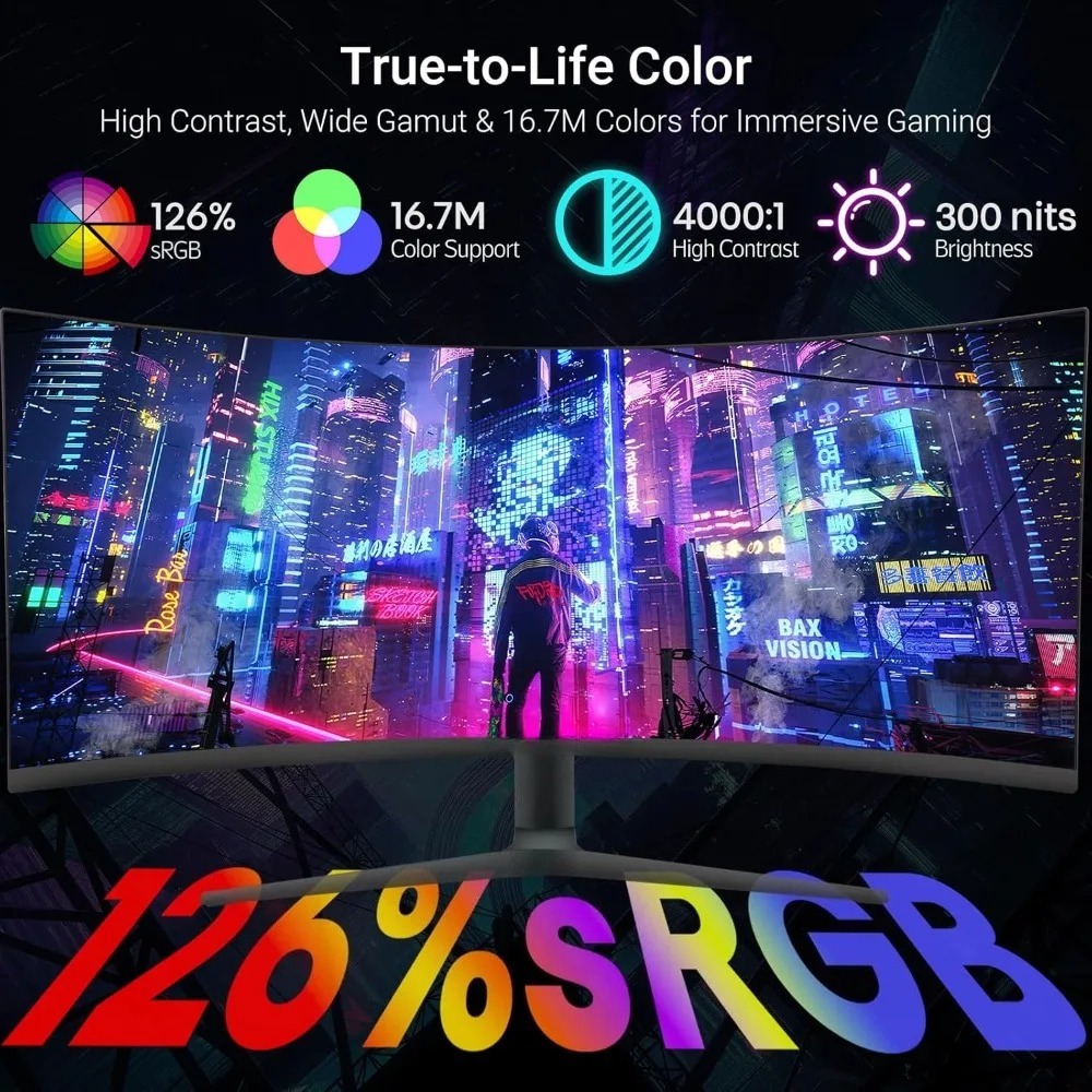 Garden 34 Inch Curved Gaming M - Gaming Monitor Curved review and price