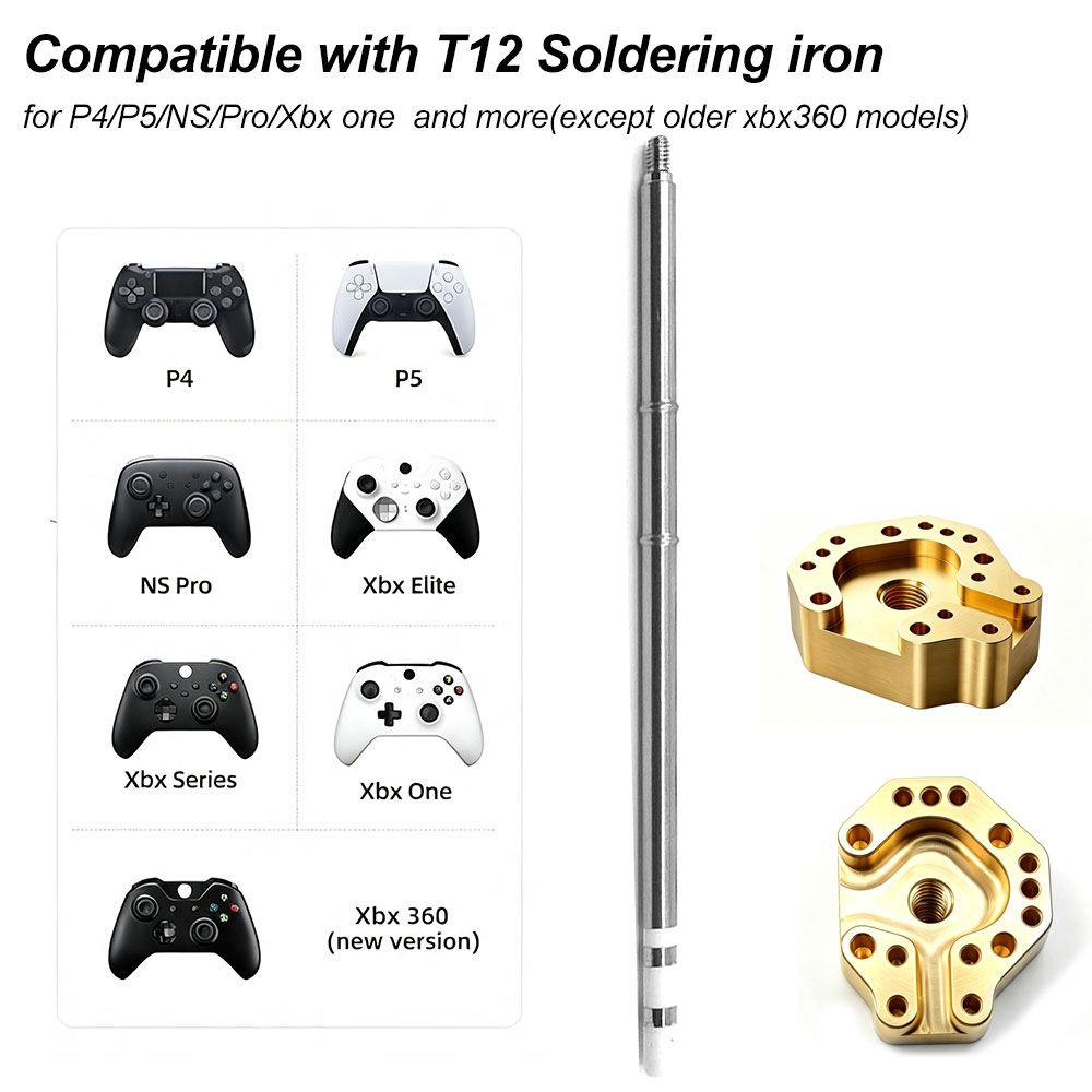 T12 Soldering Iron Tip Set, Ga - Controller Analog Stick review and price
