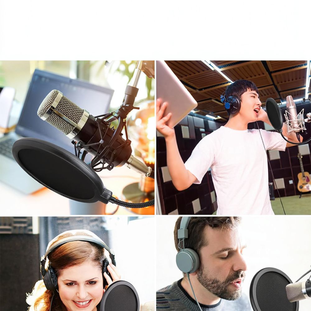 Studio Microphone Pop Shield F - Pop Filter Streamer review and price