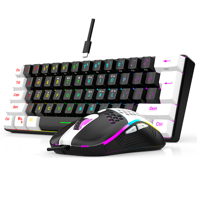 Keyboard and Mouse Sets 60% RG - Es5 Esports Rgb Gaming Mouse review and price