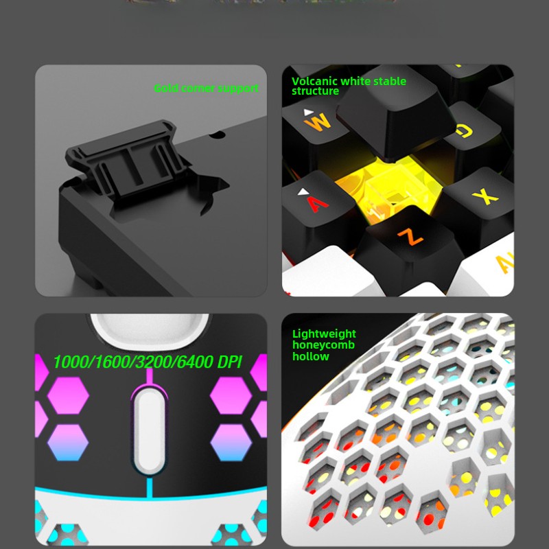 Keyboard and Mouse Sets 60% RG - Es5 Esports Rgb Gaming Mouse review and price