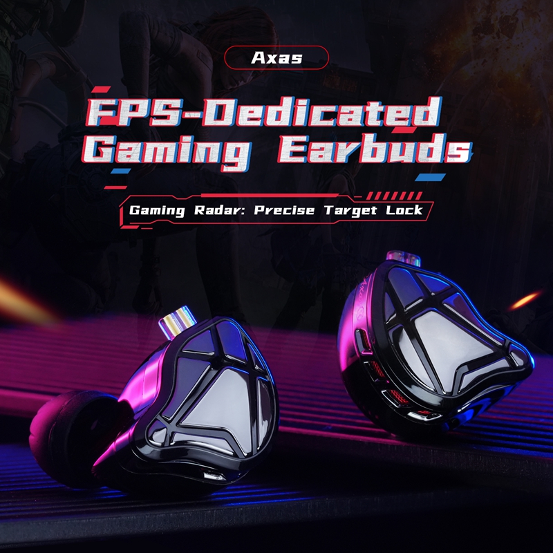  KZ Axas FPS Gaming IEM Headp - Esports Gaming Video review and price